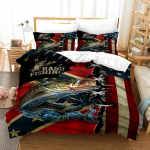 3D prinditud Ameerika lipp Moodne voodipesukomplekt Kahekohaline Twin King Tekikott Tekk Padjap&uuml;&uuml;r Poistele T&uuml;drukutele T&auml;iskasvanute Magamistuba 70x133cm