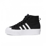 adidas Wmns Nizza Platform Mid Core Black White FY2783 EU 36.5