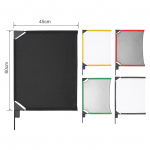 Godox SF4560 Kokkupandav Scrim Lipu Komplekt 5 Lipuga 45 * 60cm 18 * 24in Kuju Muutmiseks Blokeerimiseks Hajutamiseks Mitmek&uuml;lgne mitmev&auml;rviline
