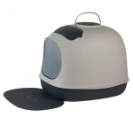 Maison de toilette pour chien - UNITED PETS - MIN&Ugrave; - Gris - Filtre charbon - Pratique hall