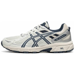 ASICS Gel Venture 6 Libisemisvastased Ja Hingavad Madalad Matkajooksud Linna T&ouml;&ouml;le K&auml;imiseks Jooksujalatsid Meeste Valge-Sinised Tennised 1011B550-107 39.5