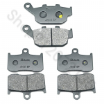 for KAWASAKI ZR900 Z900 2018   ZR 900 Z900 ABS - Motorcycle Front & Rear Brake Pads Disc kit set parts Rear Brake Pads