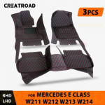 Car Floor Mats For Mercedes Benz E class E260 E300 E320 E350 W211 W212 W213 W214 Auto Carpet Cover Interior Accessories For E W214 2024-2025