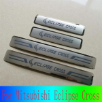 Mitsubishi Eclipse Crossi autoukse kaitsme kulumisplekk V&auml;listarvikud Step Protect liistud Kroomitud padjad serva 4pcs