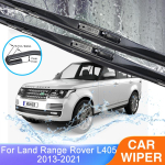 Land Range Rover L405 2013~ Esi- ja tagapoolne komplekt kojameeste harjad Akna tuuleklaasi puhastus Auto Rear Wiper gray