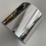 10cm Laius L&auml;ikiv Kroom Peegelsinine Vin&uuml;&uuml;lkile Kleeps Kleebis Kile Leht &Otilde;huv&auml;ljalaskega 10cm x 150cm h&otilde;be