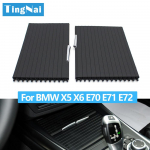 Auto interj&ouml;&ouml;r keskkonsooli veetassi hoidiku kate, t&otilde;mblukk, veerev kardin BMW X5 X6 E70 E71 E72 jaoks Section B