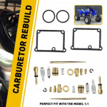 Karburaatori 2 komplekti remondikomplekt Sobib Yamaha Banshee 350 YFZ350 Karburaatorile 1987-06