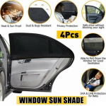 Car Window Side UV Front Sunshade Curtain Protector Sun Rear shade SUV Black