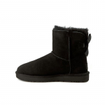 UGG Mini Bailey Bow II Klassikalised Mustad Naiste Tossud Fliisvoodriga 1016501-BLK 36