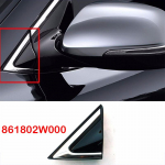 For Hyundai Santa Fe DM 2013-2016 Front mirror side triangle decorative molding component OEM 861802W000/861902W000 LH+RH left