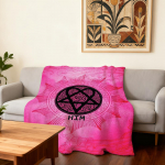 Rock Band H-HIM Heartagram Tekk Super Soe Mugav Pl&uuml;&uuml;sist Visketekk Laps Kodu Diivan Magamistuba Kingitus 30x40in