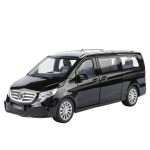 UUS 1/24 Benz V260 MPV &Auml;RIAUTO Sulamist Automaali Mudel Heli ja Valgusega T&otilde;mmatav Laste M&auml;nguasi Kollektsioneeritav S&uuml;nnip&auml;evakingitus must
