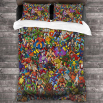 He Man ja Universumi meistrid K&otilde;ik hooajad Kahekohaline Voodipesukomplekt 3-osaline Tekikomplekt Voodi Tekk Kahekohaline Voodilina EU Single(135*200cm)3pcs