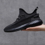 Suvised hingavad uued suure suurusega meeste kingad lendkootud spordikad v&otilde;rkjooksukingad meeste kookosp&auml;hkli trendikingad Women's size 38 (eu) must