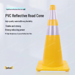 De Liantai 67cm Helkur PVC Liikluskoonus