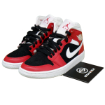 Air Jordan Wmns Air Jordan 1 Mid Gym Red Black BQ6472-601 36 black