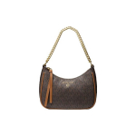 Michael Kors MK Jet Set Charm Monogram Metallkett L&otilde;uendist &Otilde;lakott Naiste &otilde;lakott Tume pruun 32H1GT9C1B-BRN-ACORN Basic Set (Bag+Dust Bag)