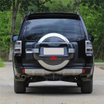Tagatulede lambikate Tagatulede Kroomitud Raami Kaitsekate Liist Mitsubishi Pajero V93 V97 2007- Tarvikud h&otilde;be