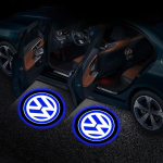 Kuumad 2 tk Laserprojektor Kummitusvari Auto Ukse Tervitus LED Valgus Volkswagen B5 B6 B7 T4 T5 Golf 4 5 6 7 Polo Passat Tiguan J jaoks black