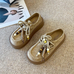 Naiste Vabaaja Paksude Taldadega Jalan&otilde;ud V&auml;litingimustes Kandmiseks Lai Jalg Poolpapud Reta Varbakatega Mugavad Jalatsid Naistele Paelad 35