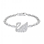 Swarovski mikro-kividega kaetud silmakristalliga luige k&auml;ev&otilde;ru naistele H&otilde;be 5200942 Silver,F