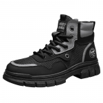 Meeste Saapad Nahkkingad Platvormsaapad Meestele Vaba&otilde;hu Tossud Mootorratturite Pahkluusaapad Meeste T&ouml;&ouml;saapad Vabaaja Matkasaapad 39 must