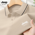 JEEP SPIRIT meeste 2026. aasta suvine l&uuml;hikeste varrukatega polos&auml;rk 3XL