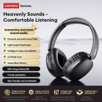 Originaal Lenovo LS106 Bluetooth 6.0 K&otilde;rvaklapid &Uuml;le K&otilde;rva Kerged Juhtmevabad K&otilde;rvaklapid HiFi Heli ENC M&uuml;ra Summutav Mikrofon Telefonile PC-le must