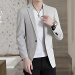 Mood meeste vabaaja &auml;riruuduline Slim Fit pidulik kleit, bleiserid jakk, &uuml;likond M