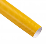 3M Autokile S&uuml;sinikkiust Vin&uuml;&uuml;l Wrap Kile DIY Autode Stiilimine 4D Paksenenud Autokleebised Veekindel &Otilde;huvaba Mullidega 100mmX1520mm kollane