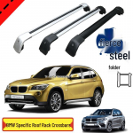 BMW X1-X6 Touring Katusepaki kandurid, Alumiiniumisulam lukuga X1 All Silver One Piece