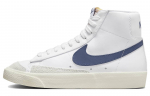 Nike Blazer Mid Valge Hajutatud Sinine Naiste CZ1055-125 36.5