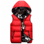S&uuml;gistalvine moodne kapuutsiga vest vabaaja paks vest unisex paaridele S