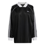 adidas Originals Naiste 3-triibuline žakardist pikak&auml;iguline pluus Must KD2897 L black