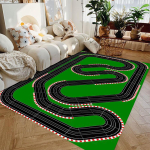 Interaktiivne linna kiirtee m&auml;ngumatt laste m&auml;nguautodele libisemiskindel p&otilde;randamatt hariv m&auml;ngutoa vaip poistele t&uuml;drukutele magamistoa kingitused 80x120cm
