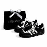Adidas Originals Superstar 2 Rula Kingad Unisex Madal L&otilde;ige Must/H&otilde;bedane JH9977(Team52-4.0S-BOX) 35⅔