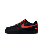 Nike Court Vision Soodne Kulumiskindel Ja Kerge Madala s&auml;&auml;rega Rula Kingad Unisex Must Punane DH2987-002(Team633-) 42.5 black