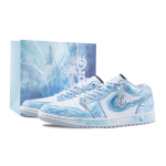 Jordan Air Jordan 1 Ocean's Heart Kulumiskindlad Madalad Vintage Korvpallijalatsid Unisex Taevasinine FQ7687-300(Team836-) 36