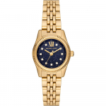 Michael Kors MK4802 Lexington Sinise sihverplaadiga naiste k&auml;ekell 26mm kuld