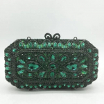Boutique De FGG Hall Kivist &Otilde;htukotid ja Sidurkotid Naistele Formaalne, Pulmapidu Kristallist Sidurrahakott, K&otilde;vakaane Sidur Mini Clutch