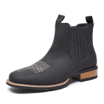 Meeste keskpikad Chelsea saapad - S&uuml;gis/Talv Trend, Mitmek&uuml;lgne Nahk, Vabaaja Briti Stiil, Suur Suurus Martin Boots Size 43 must