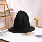 Pharrelli M&uuml;ts Vildist M&uuml;ts Naistele Meestele M&uuml;tsid Must &Uuml;lemine M&uuml;ts Mehelik 100% Austraalia Villa M&uuml;ts M&uuml;ts K&otilde;rgus 18cm &Uuml;hev&auml;rviline Klassikaline Fedoras M&uuml;ts m (56 to 58cm) black