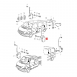 1 tk auto kesklukustusmehhanism 701975783 Asendus VW Transporter T4 Eurovan Multivanile Servomootor Lukustus