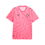 Puma X Salehe Bembury Koost&ouml;&ouml; V&auml;ravavahi Portugal Pehme Niiskust Eemale Juhtiv &Uuml;mmarguse Kaelusega L&uuml;hikeste Varrukatega T-s&auml;rk Meeste Topid 787101-81 L pink