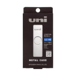 Mitsubishi Pencil Uni Mehaaniline pliiatsis&uuml;si T&auml;itepakk Metallkarbis 0,5 HB ULSM05HB T&auml;ismetallist korpus, Kaalutud, Stiilne, Minimalistlik disain white