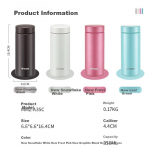 TIIGRI (TIIGRI) Isoleeritud tass, kerge vaakumkontori veepudel meestele ja naistele, MMZ-A35C Blade Green, 350ml