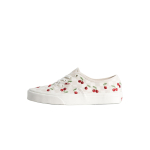 Vans Authentic Ruuduline Kirsiga Tikitud Paeladega Kerged Vabaaja Madalad L&otilde;uendkingad Unisex tossud VN000Z1BKVG 38 white