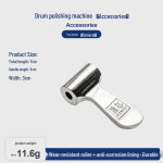 Kompaktne trummelpoleerimismasin ehete, p&auml;hklikoorte ja antiikm&uuml;ntide jaoks gray