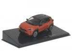 Ixo Toyota Yaris Cross 2022 Oranž Drive Viimistletud Mudel 1/43 Vasakpoolne oranž